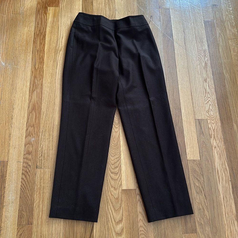Talbots, Women’s Wool Lined Pants, Brown, Size 4, Italian Fabric